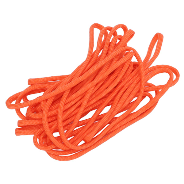 5 meter 9 kärnor säkerhetsrep polyester fallskärmslina campingrep för utomhusöverlevnad vandring orange