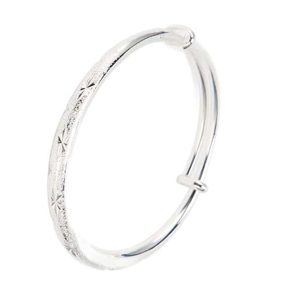 30g Cupronikkel armbånd justert motesmykker gravert kvinner rundt armbånd for kvinner