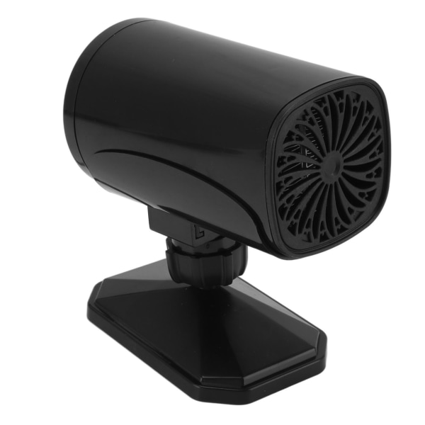 150W Bilvarmer 2 Tilstande Opvarmning Køling 360 Graders Rotation Bærbar Bil Defroster Defogger 12V Sort