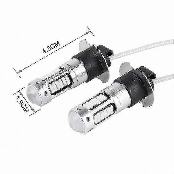 H3 LED tåkelys 10W 30 SMD-4014 for forbedret synlighet Red Light