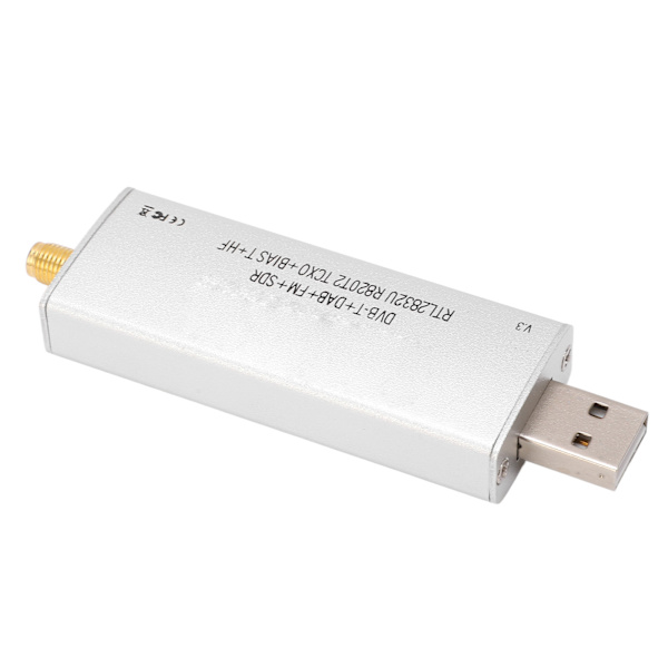 Radiomodtager RTL SDR R820T2 RTL2832U 1PPM TCXO SMA 500KHz‑1766MHz til Signalmodtagelse