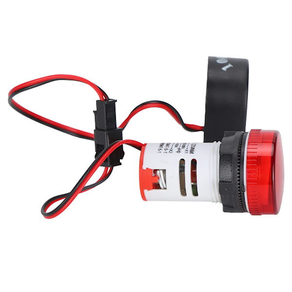 Aktuell signalindikator Universal 2-Display Rund lampa Ljus 60~500V AC AD101-22VAMRed