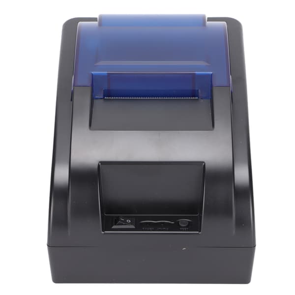 Etiketprinter 58 mm Mini Bærbar Stabil Praktisk Termisk Printer til Supermarked Takeaway Ekspresbillet 100‑240v UK-stik