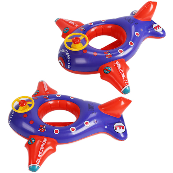 Flyvemaskine Baby Svømme Float Spædbarn Oppustelig Flyvemaskine Float Børn Svømme Float Båd
