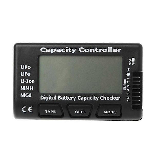 Digital Batterikapasitetssjekker Tester for Lipo Life Li-ION Nicd NimH