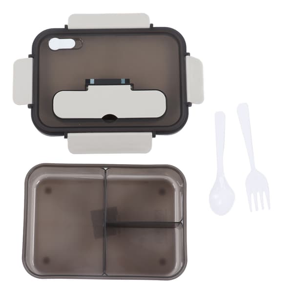 3-roms Bento-bokser 1500 ml Stor kapasitet Bento-matboks for studenter, arbeidere, hjemmeskole, kontor, hvit
