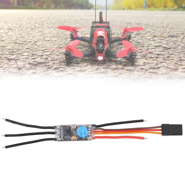 7A ESC Elektronisk Hastighetsregulator 1‑2S med BEC RC Tilbehør for Fastvingede Fly