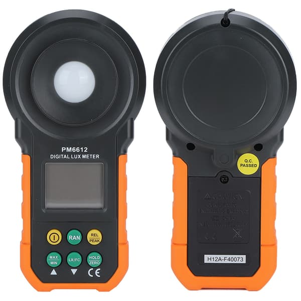 PM6612 Bærbart Højpræcisions Håndholdt Digital Luxmeter Illuminometer Testinstrument