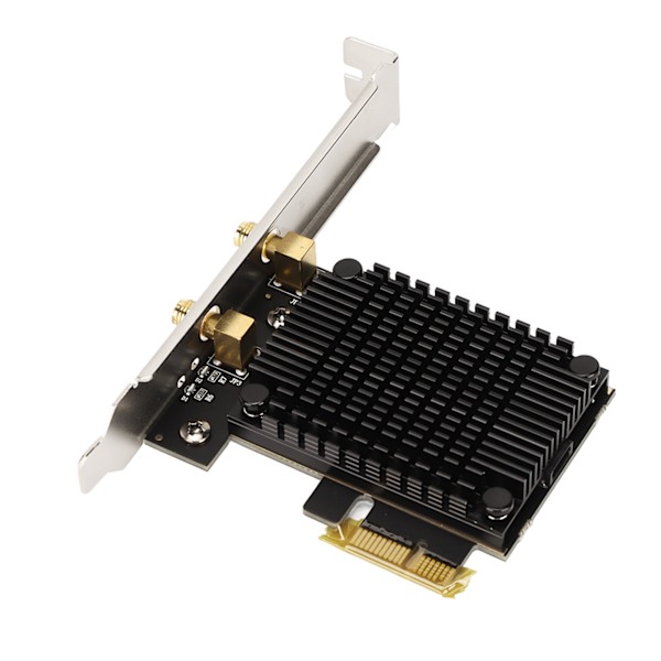 WiFi 6-kort 5400 Mbps 2,4G 5G 6G MU MIMO-teknik Stabil överföring PCIe WiFi-kort med 2 8dBi-antenn för stationär dator