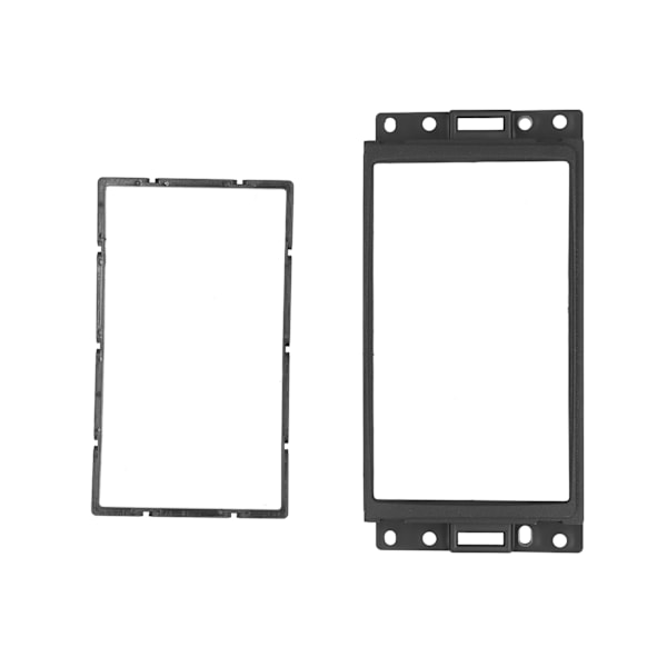 2-DIN bilstereo radiofascia dashpanel trim erstatning for Chevrolet Corvette 2005-2010