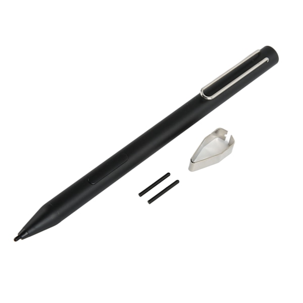 Styluspenn 4096 nivåer trykkfølsomhet digital kapasitiv stylus for Surface Pro 6 5 4 3 Go Book Laptop Studio Svart