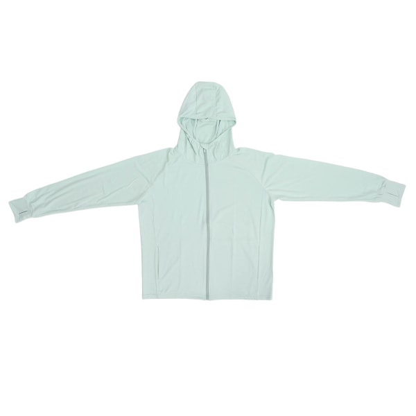 Solskyddshuvtröja för kvinnor sommar utomhus andas långärmad UV-skyddsjacka (grön) XL/2XL
