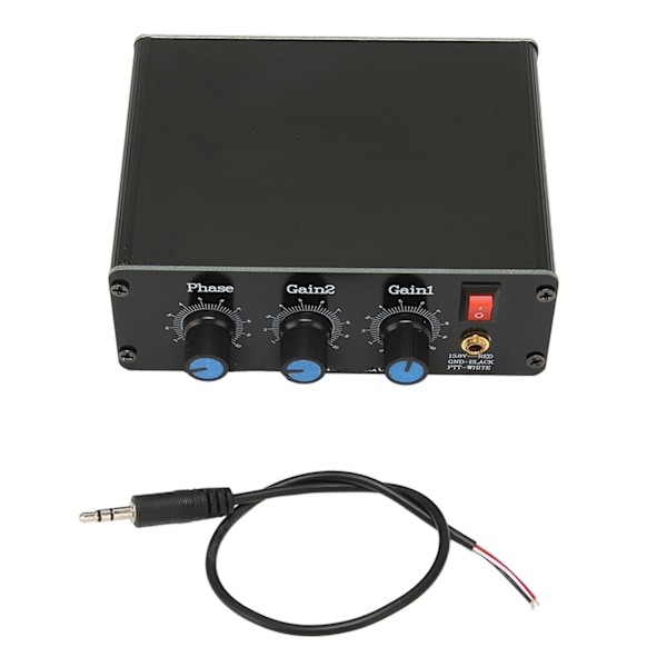 QRM Eliminator Box 3P X Fase 1,8-30 MHz HF Bånd PTT Kontrol Aluminiumlegering Justerbar Signal Canceller med Drejeknap