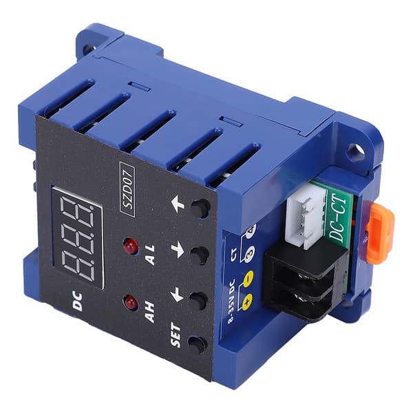DC Digital Amperemeter Strømsensor Bryter Overgrense Alarm Overbelastningsbeskyttelse SZD07 DC8‑35V