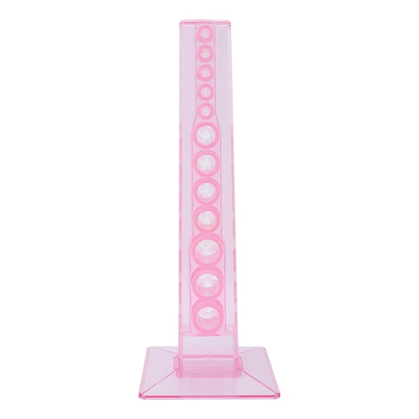 Akryl Pen Display Stand Fleksibel Hold Tidy Multifunktionel Øjenbryn Pen Stand til Home Office Pink