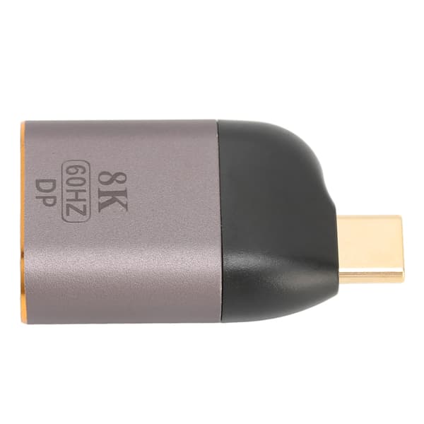 USB C til DisplayPort-adapter 8K 60Hz 8,1 Gbps HBR3 DisplayPort-konverter til OS Tablet Pro til Dell XPS