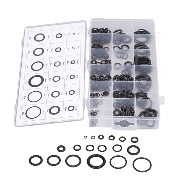 225PCS O-ring sortiment gummitätningspackningar multifunktionellt slitstarkt brickkit