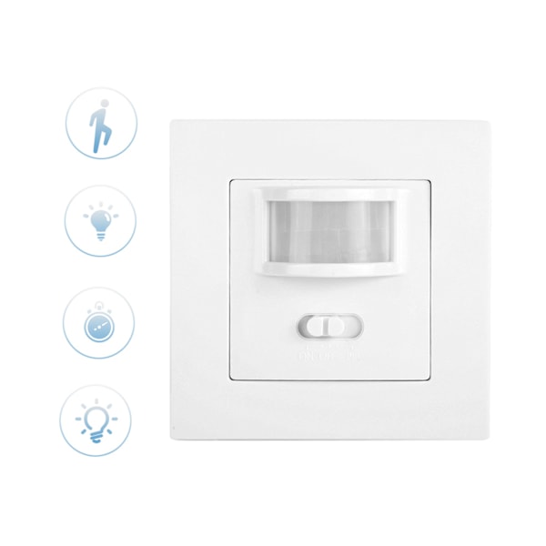 110‑240V 86‑type højeffekt infrarød PIR Motion Induktiv væg-smart switch
