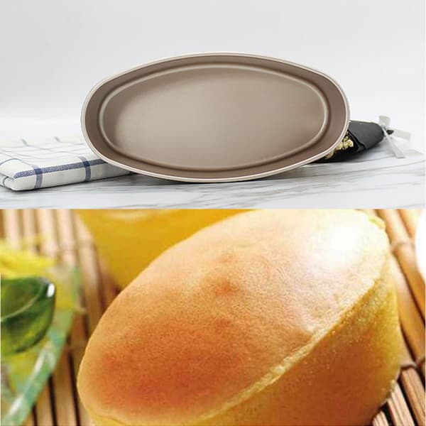 Oval Form Non-stick Bageplade Brødform Ostekageform Kageform Køkken Bageværktøj