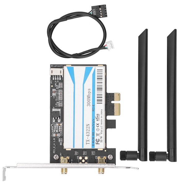 Wireless Network Card Dual-Band Desktop Adapter BCM943228 2.4g/5g 300mbps 802.11A/b/g/n