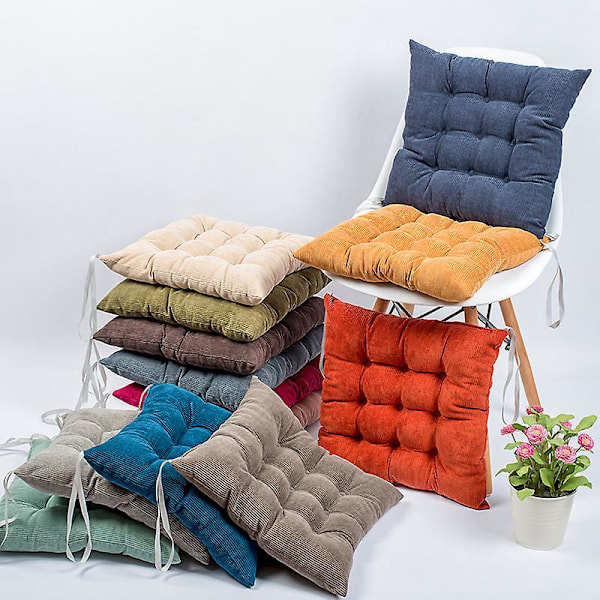 40x40cm Sittdynor, Fyrkantiga Stolsdynor för Inomhus- och Utomhusbruk, Trädgårdsmöbeldekoration, Stolskudde, Slumpmässig Färg