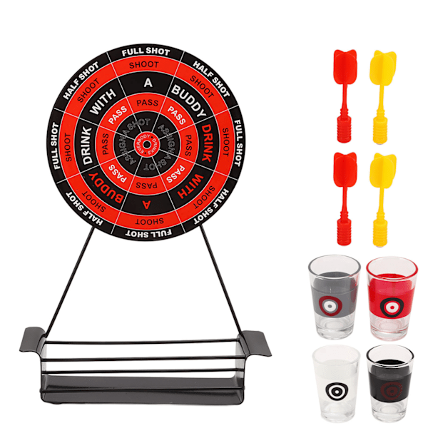 Mini Dart Set för Dryckesspel - Magnetiskt Dart Spel med Glas