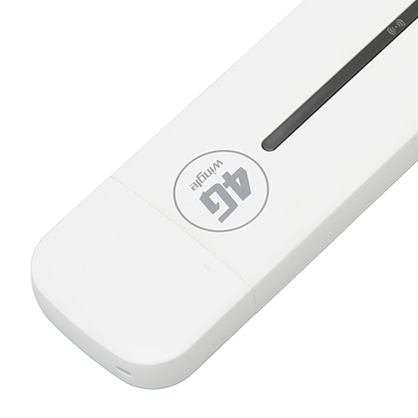 4G USB WiFi Modem Plug and Play High Speed ​​Mini Pocket USB WiFi Router til bil udendørs brug Hvid