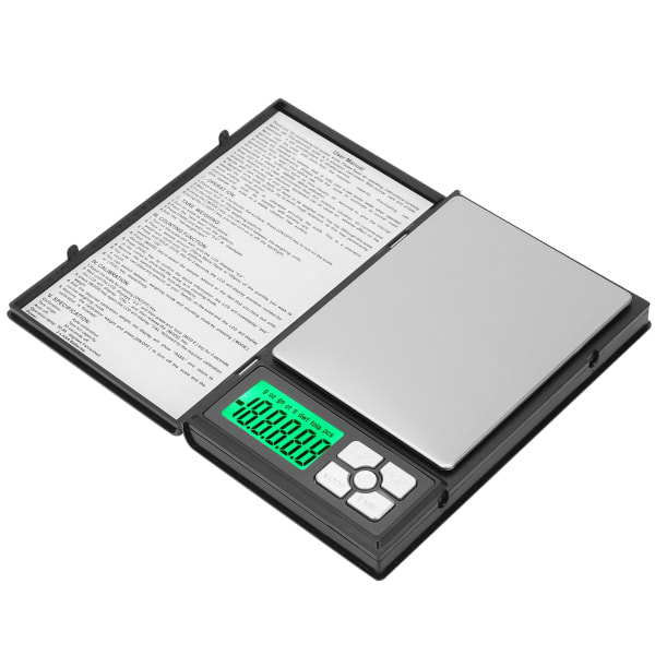 Digital lommeskala Mini bærbar BDS 1108‑1 Elektronisk vekt for å veie gull og smykker 1 kg/0,1 g