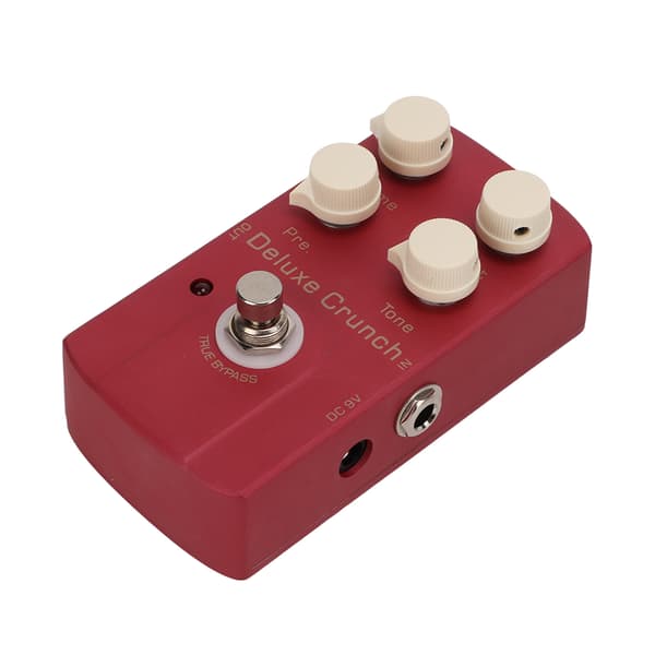 Elektrisk Gitarr Effektpedal Deluxe Crunch Distortion Enkelt Instrument Tillbehör