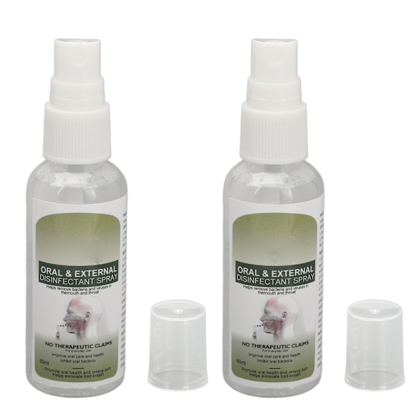 2st oral spray 60ml tandköttsreparation Lindra torr kliande mun Minska dålig andedräkt Munspray