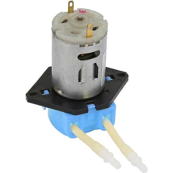 Blå mikro peristaltisk pumpe DC12V til akvarier, laboratorier og analyse, 2 x 4 mm