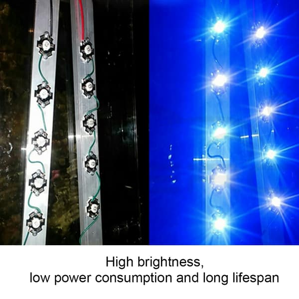 25 stk. Høy Lysstyrke Integrert Chip Lys Kilde LED Perle Spotlight Pære Hvit 6000-6500K