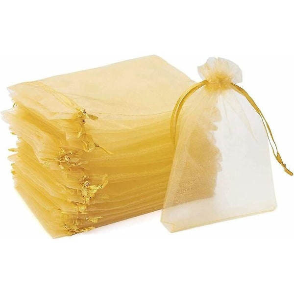 100 Organza Poser, Organza Gaveposer, organza poser, smykkeposer, bryllupsposer, lavendelposer, Organza Gaveposer Mesh Gaveposer