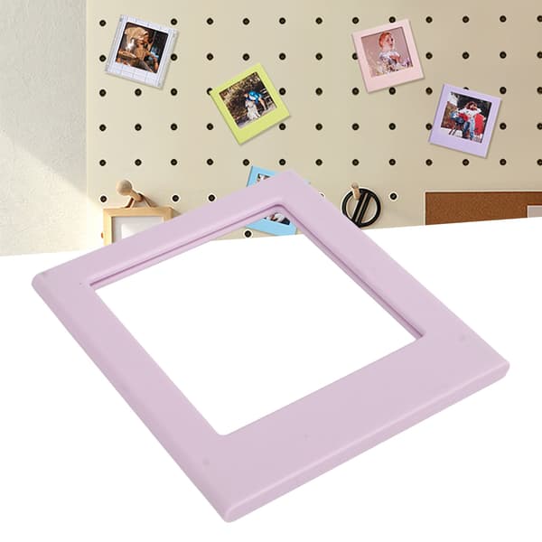 Dobbeltsidet Magnetisk Lomme Billedramme til Fujifilm Instax Square - Lilla