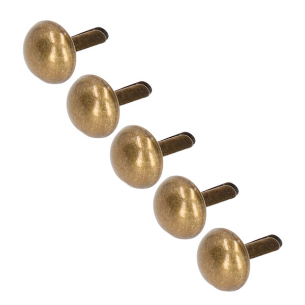 200 st dekorativa metallnitar, handgjorda, DIY, svampform, elektropläterad färg, spikhuvudsnitt för punkkläder, brons