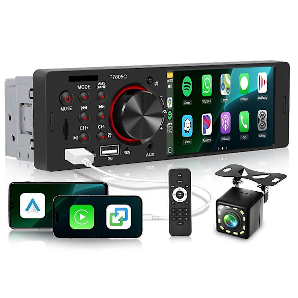 Bil Stereo Single Din 4 Tommer Touch Screen MP5 Afspiller