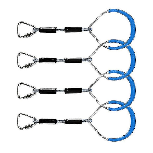 Gymnastikringar - Färgglatt 4-pack för Utelekset & Lekplatsutrustning