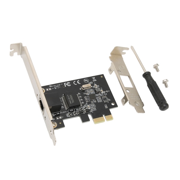 Gigabit Ethernet-kort 10 Mbps 100 Mbps 1000 Mbps Adaptive PCI E Wired Network Card til Win til Linux til OS X