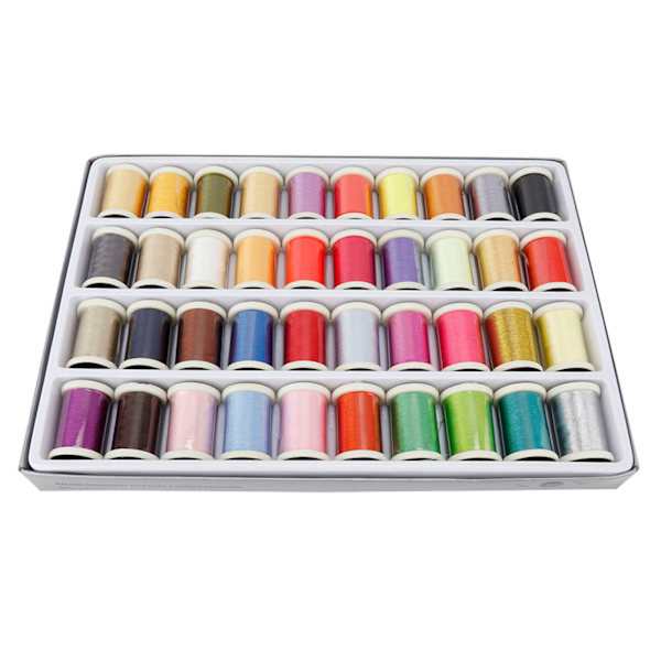 40 st broderimaskin tråd DIY tråd 280m 135D/2 för flera ändamål