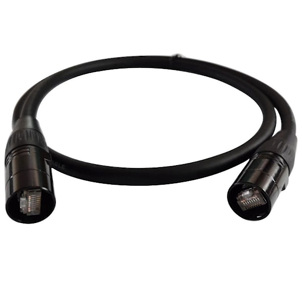 CAT6 Ethercon Kabel EtherCON-Kompatibel RJ45-kontakt for Studiooppsett, Turné, Scene Produksjon, Konserter 2 Meter-B10