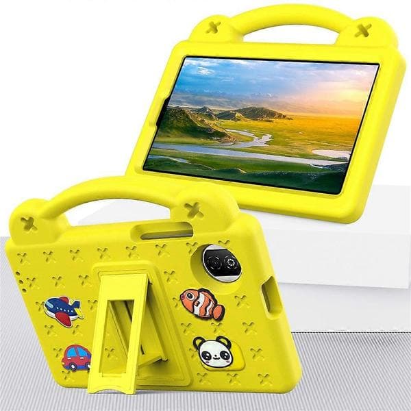 Compatible with Honor Pad X7 Case Kids Cartoon Pattern Handle Kickstand Tablet EVA Cover