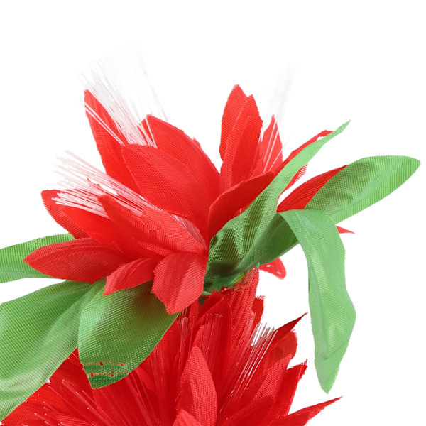Gaver Fiberoptiske blomster Blinkende Fargerike Automatisk Fargeskiftende Optisk Fiber Blomsterlampe Husholdnings dekorative blomster