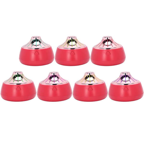 200 ml luftfukter USB-lading aromaterapi diffuser skrivebordslys mini tåkeprodusent (rød rosegull)