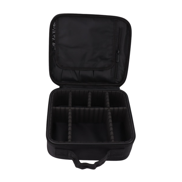 Makeup-taske med stor kapacitet, separat lag multifunktionel bærbar kosmetisk opbevaringstaske til rejser