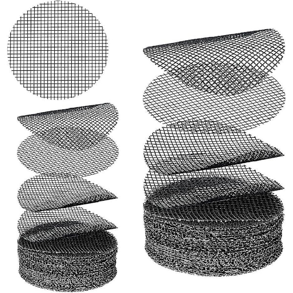 Blomkrukmatta 40-pack Blomkruksnät Trädgårdsnät Blomkrukunderlägg Nät Blomkrukunderlägg för Bonsai Trädgårdsarbete Nät Blomkrukor för P