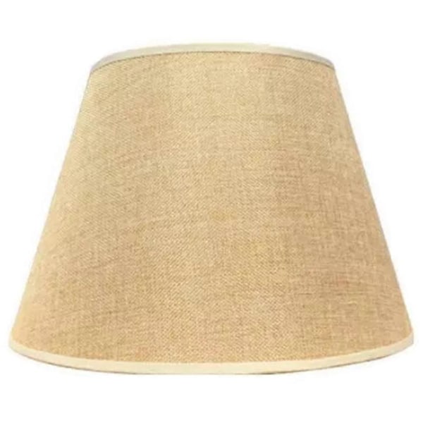 Bordlampe Lampeskærm Tilbehør E27 Nedre Diameter 30cm Gul