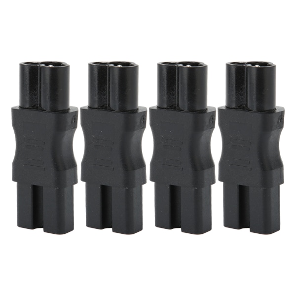 IEC320 C6 til IEC320 C15 Konverter 10A 250V 2,5A 250V Netledning Adapterstik til UPS computerstik 4 stk.