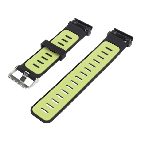 22 mm silikone urrem dobbeltfarvet silikone urrem udskiftning til Fenix ​​7 Black Green