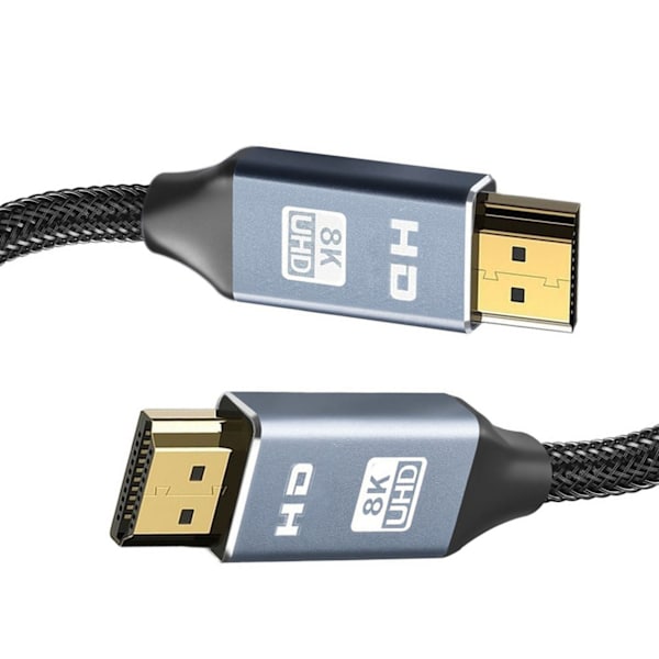 HD Multimedia Interface-kabel 8K forsinkelsesfri HD-video-skærmledning til TV-bærbar computerprojektor 3,3ft forbindelseskabel