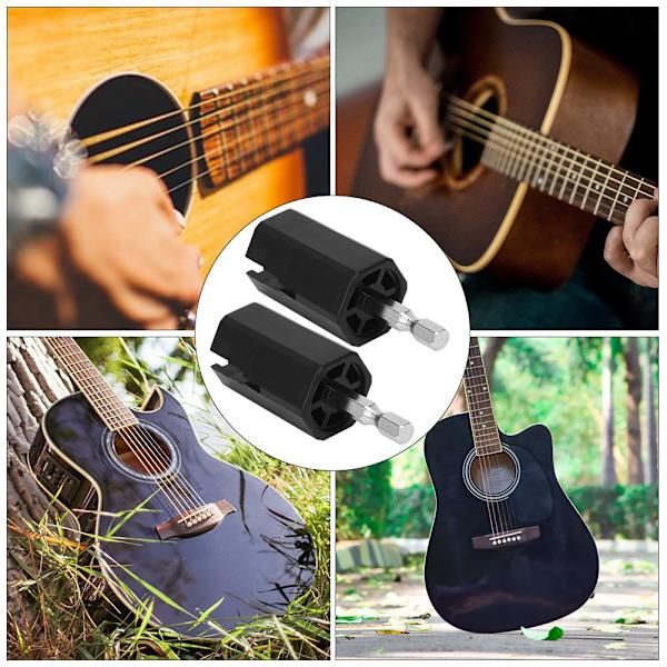 Gitar Elektrisk Drill Plugg Gitar Streng Winder Hodeverktøy Pin Puller Tilbehør